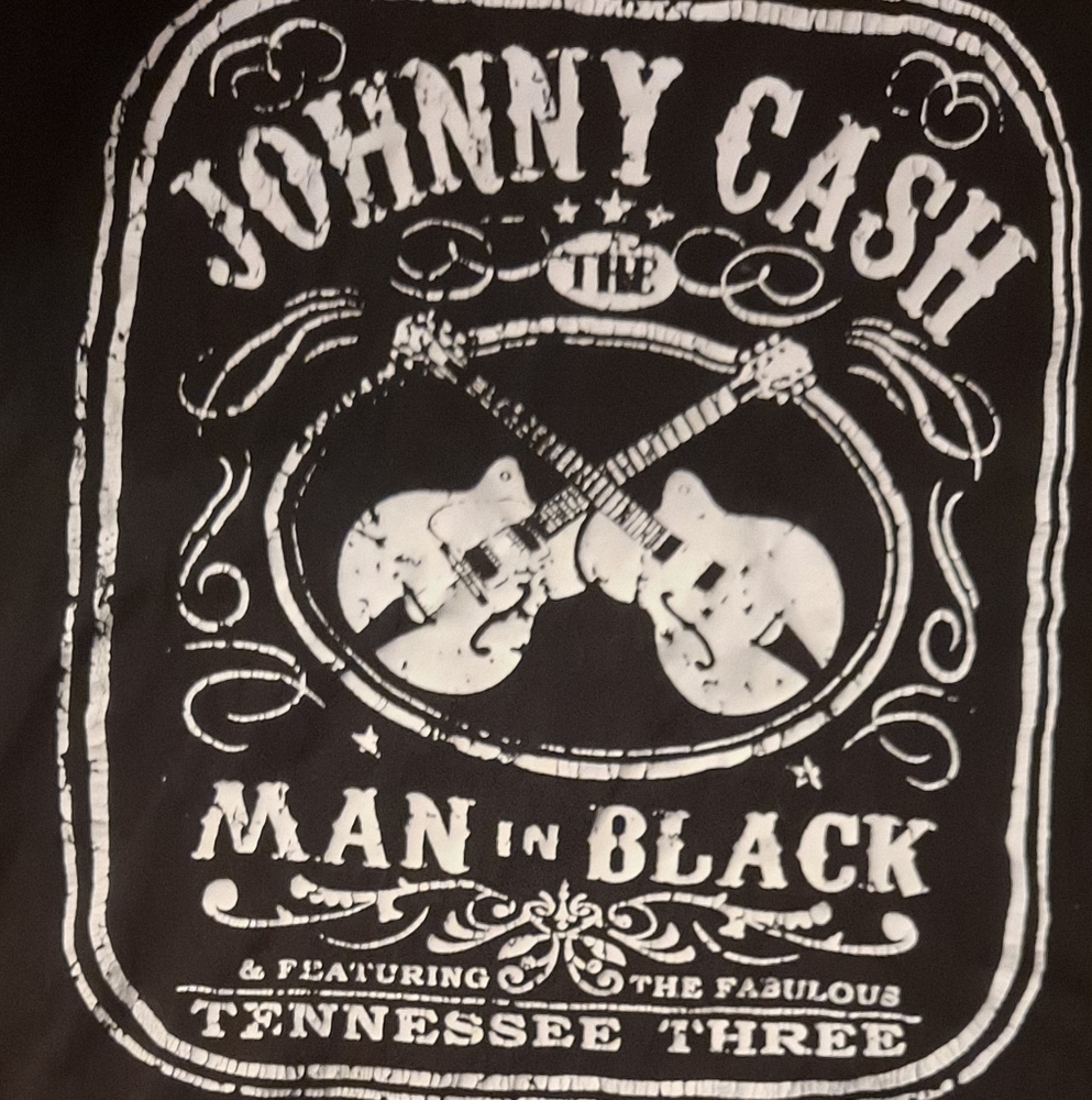 Vintage Whiskey Label Style Johnny Cash T-shirt